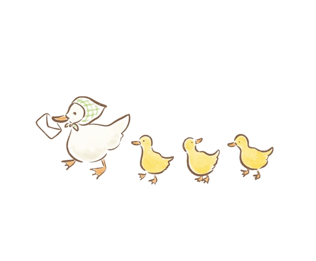 優しい雰囲気のイラストお描きします 手描き風の柔らかい線を生かした可愛いイラスト イメージ9