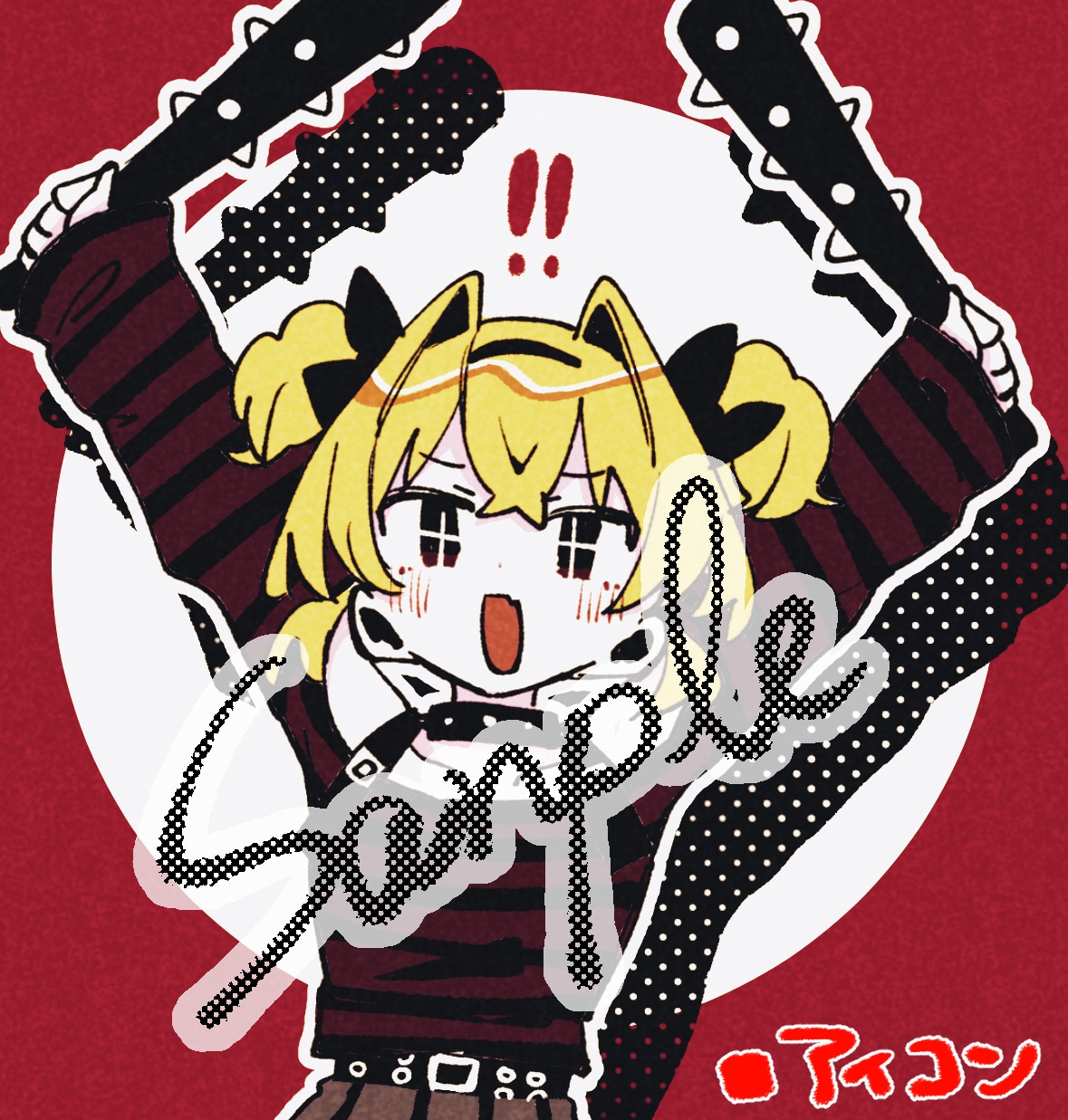 パキッ⭐︎としたかわいいイラスト描きます ミニキャラ、等身、アイコン、一枚絵まで★MVイラストなども◎ イメージ3