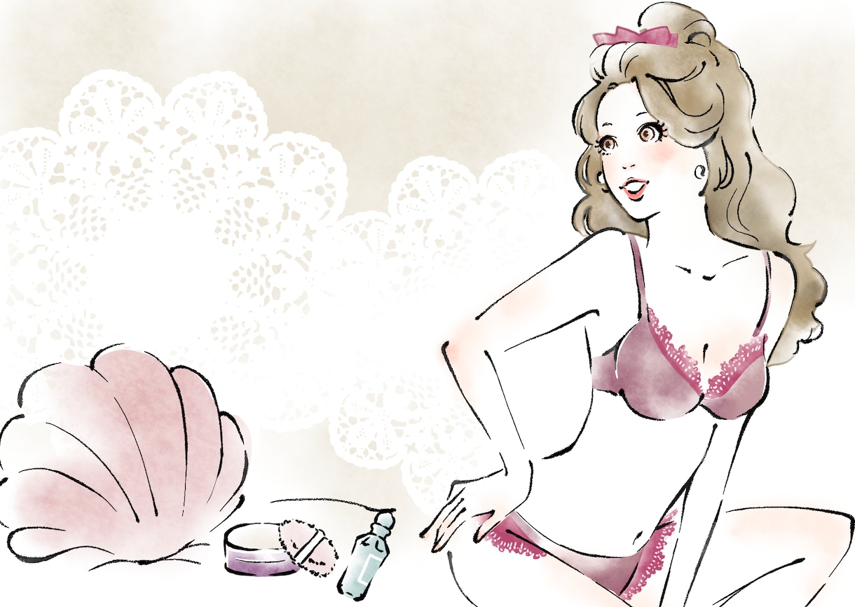 女性向けのオシャレなイラストを制作します プロが手がけるキュートな絵柄でサービスを格上げ♪ イメージ2
