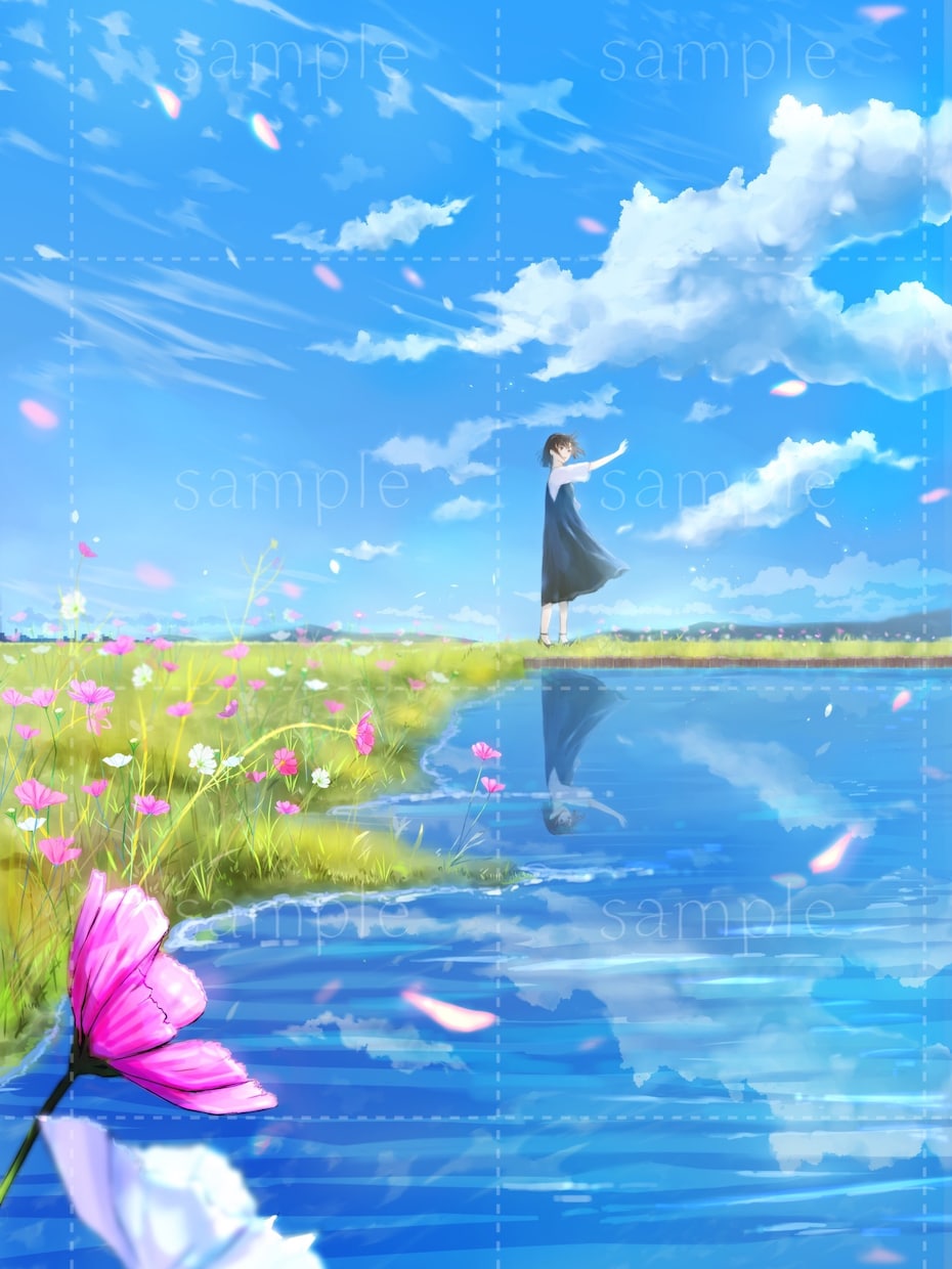 オリジナルの一枚絵イラストを制作いたします ボカロMV、装画、キービジュアル等、お気軽にご相談ください！ イメージ1