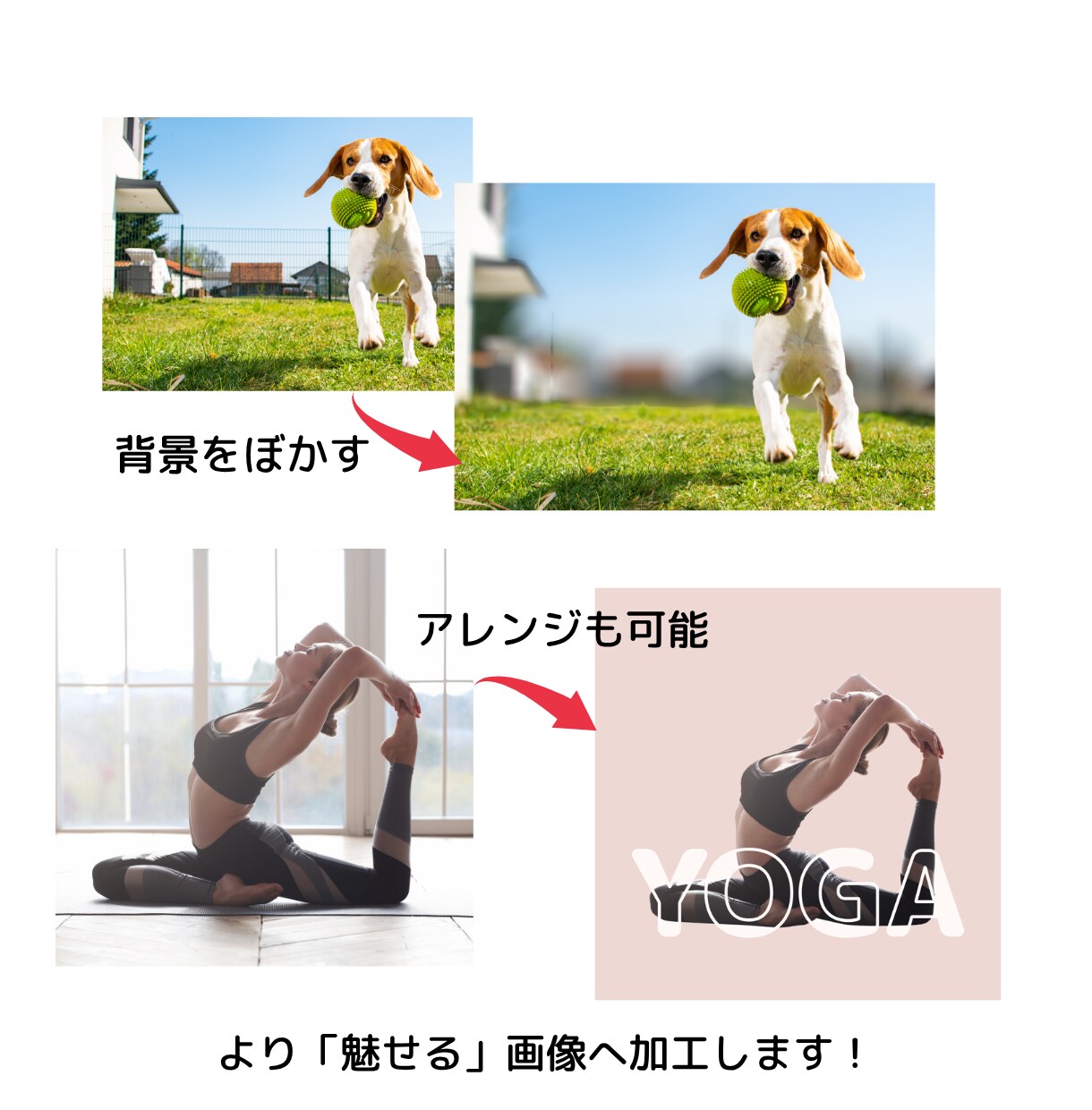 画像の加工・修正・アレンジ承ります ここだけちょっと変えたい！そんな時にオススメ イメージ6