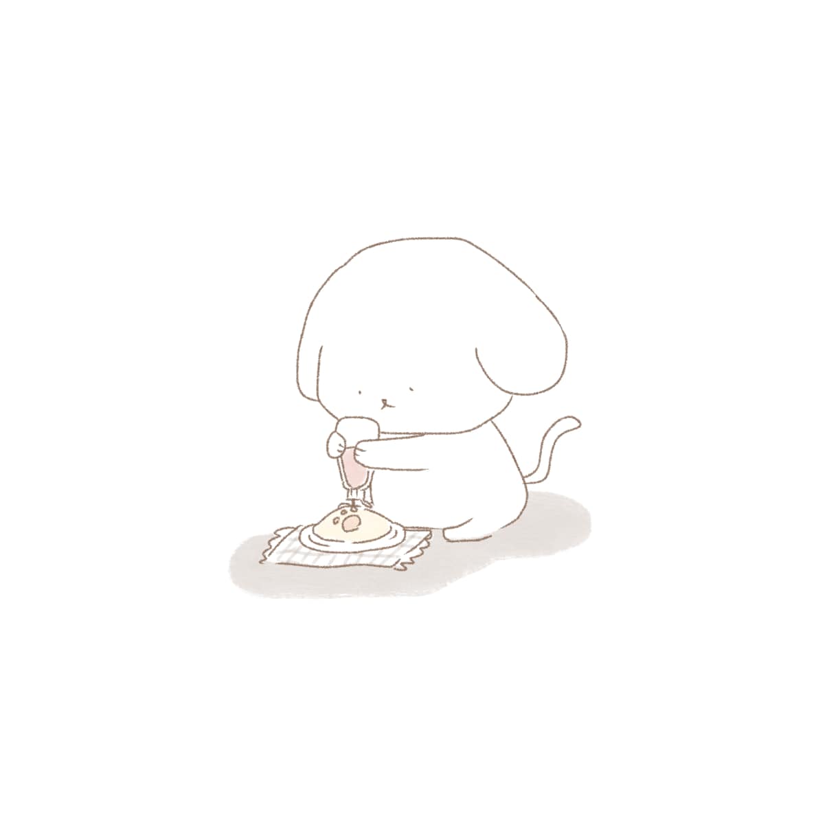 動物のゆる〜いイラスト描きます ほっこり癒し系の動物イラストお描きします♪ イメージ7