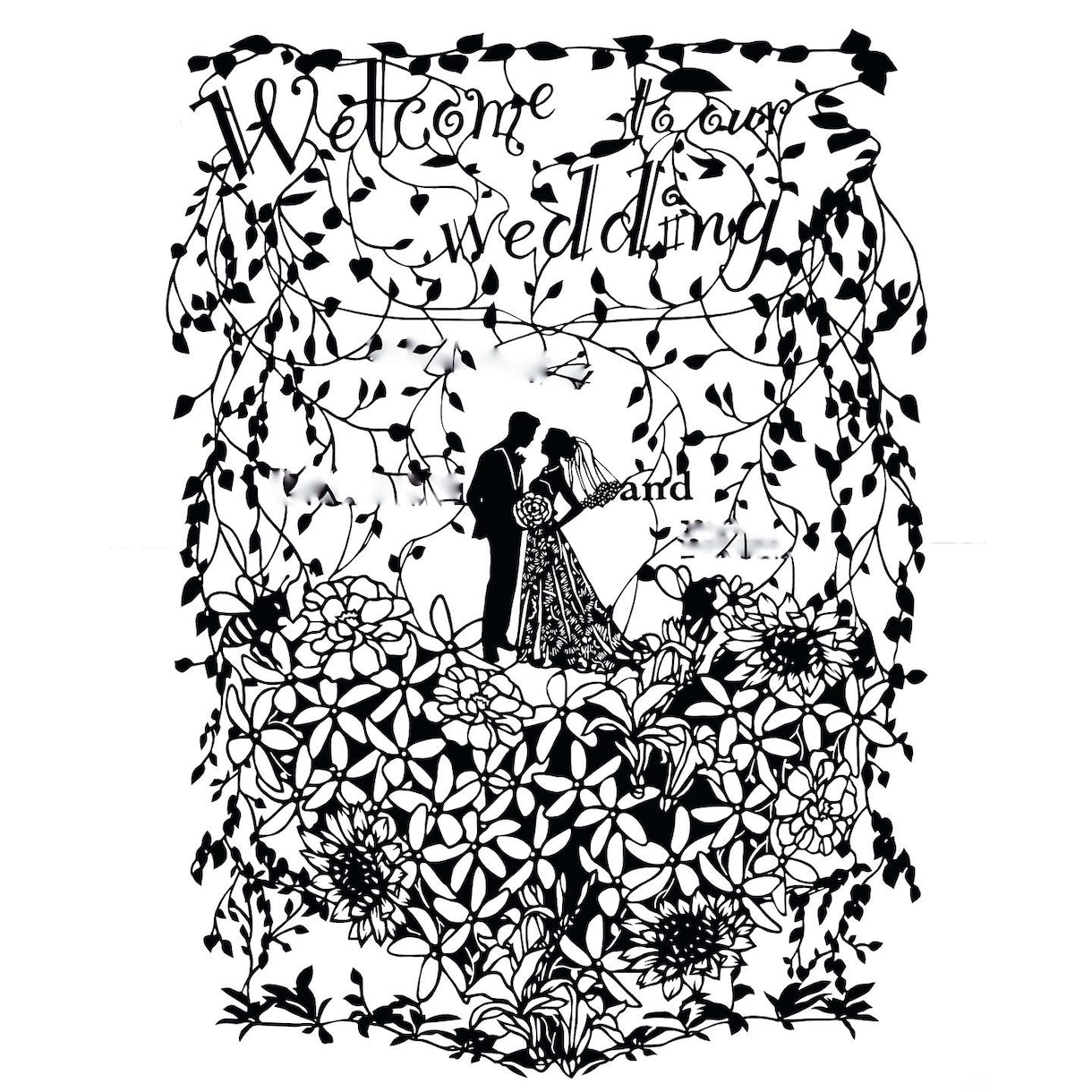 オリジナルの切り絵アートを作成します 自分だけのオリジナルアート！記念日やプレゼントにも！ イメージ1
