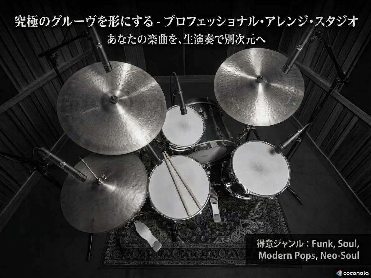 先着3名限定価格で生演奏アレンジ,Mix作ります 弾き語り音源を極上生バンド＆ミックス仕上げに！ イメージ2
