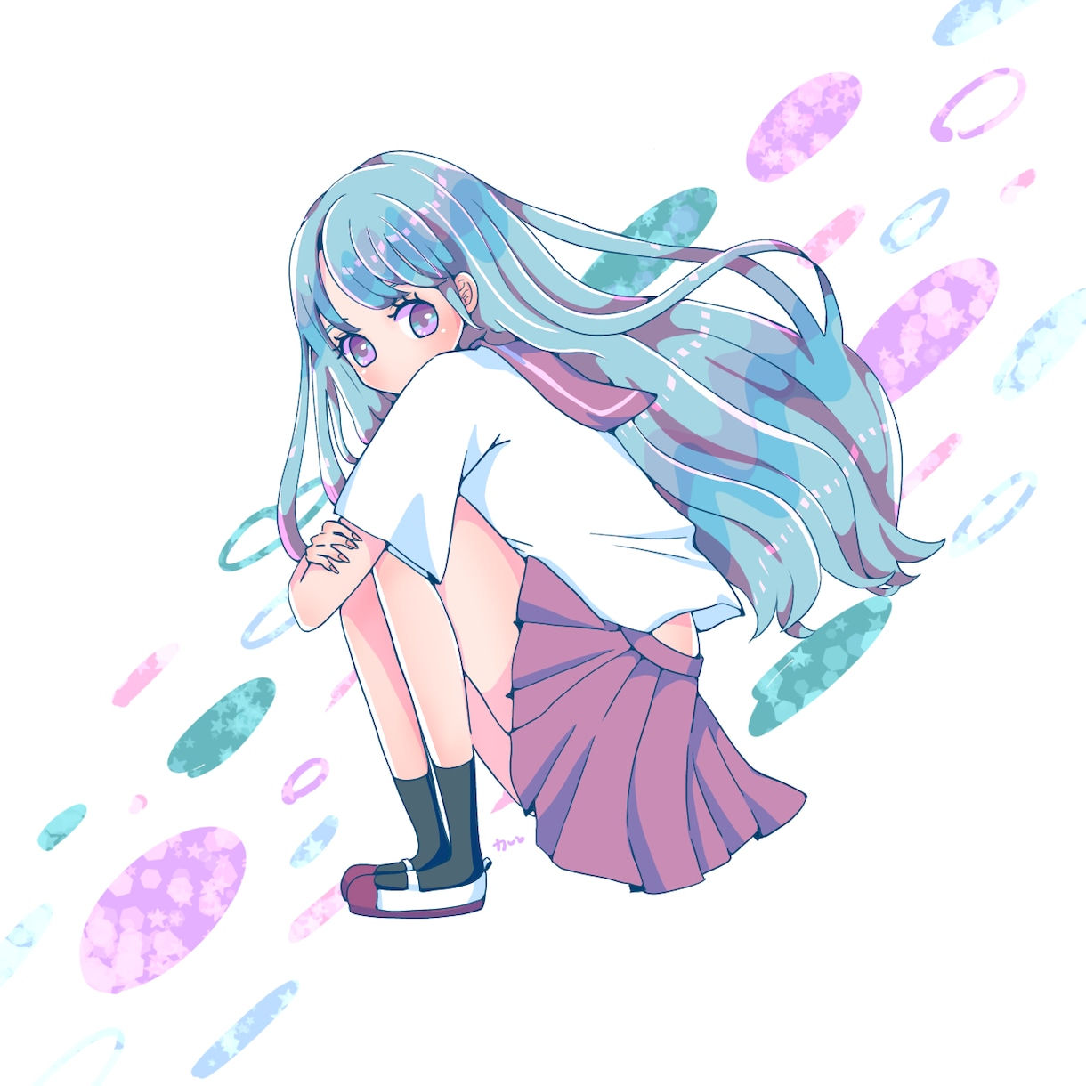 可愛い女の子イラスト作成します キラキラかわいい女の子が得意です！♡ イメージ10