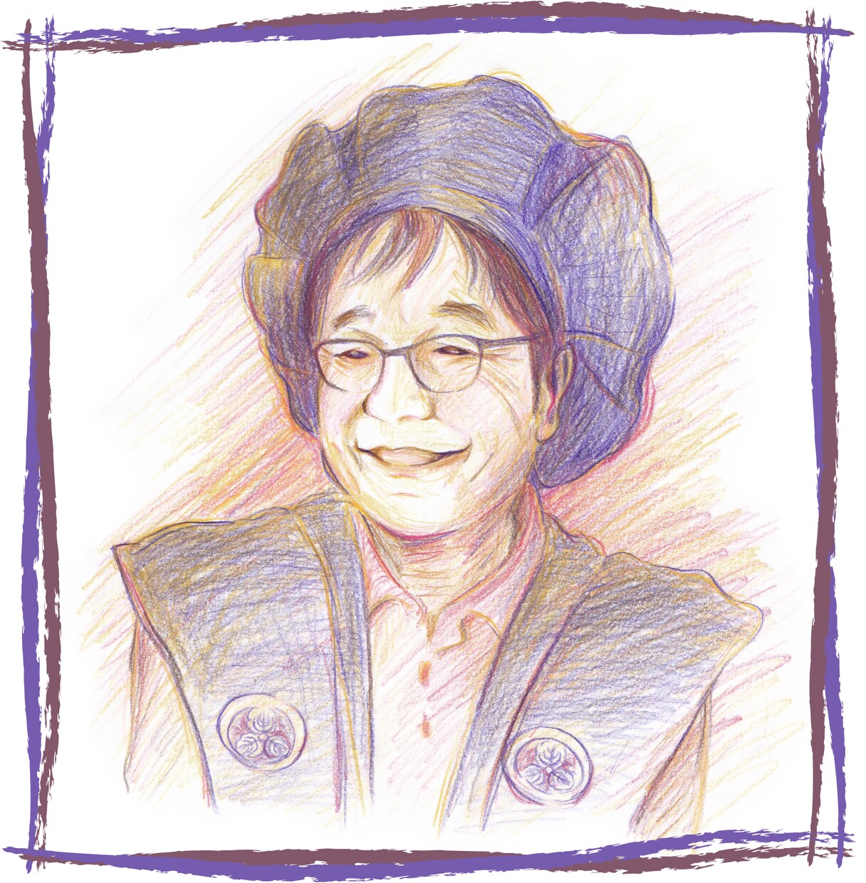 色鉛筆・手描きで似顔絵描きます あたたかみのある絵をお望みの方へ イメージ3