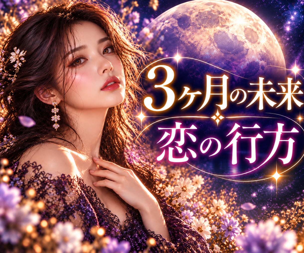 3ヶ月の未来リーディング ✧恋の行方を視ます 絶対に知りたい彼の本音 ✦ 3ヶ月以内に訪れる転機 イメージ1