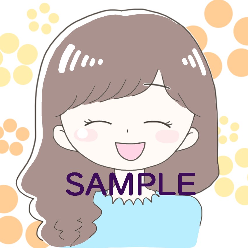 女性キャラのアイコン描きます SNSアイコン等にご利用いただける女性キャラのイラストです イメージ4