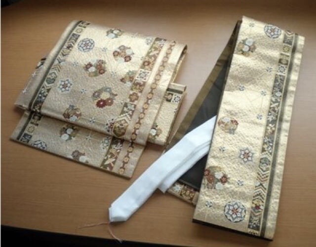 お手持ちの袋帯を簡単二部式作り帯に仕立て直します 作り帯が一本あれば着物へのハードルはグッと下がります イメージ5