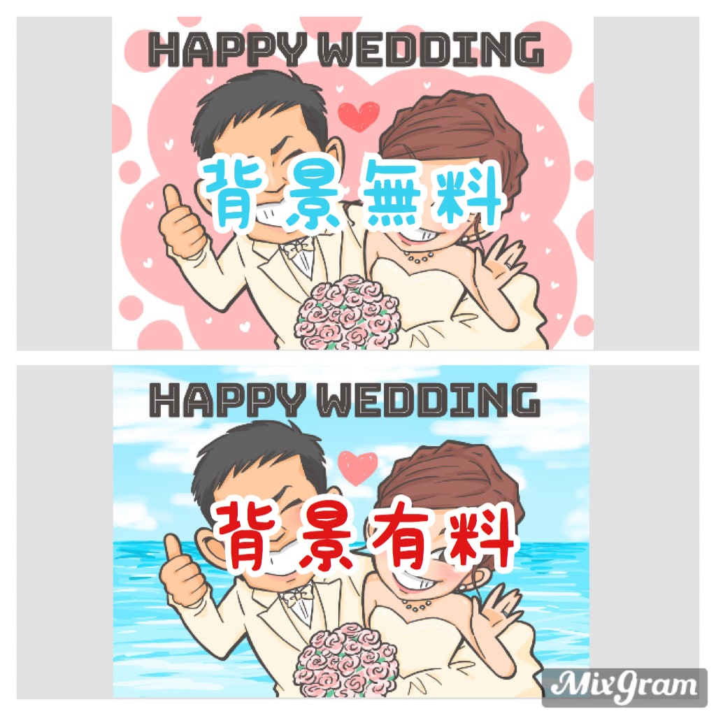 大切な記念日に！ウェルカムボードお描きします 結婚式・記念日の想い出に残る似顔絵をお届け致します！ イメージ2