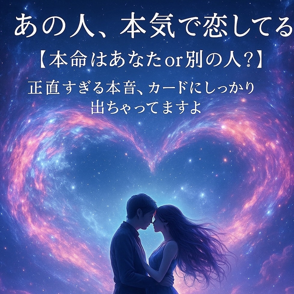 彼の本命は？本音と未来を霊視で読み解きます 「あの人が本当に想っているのは、あなた…それとも別の人？」 イメージ1