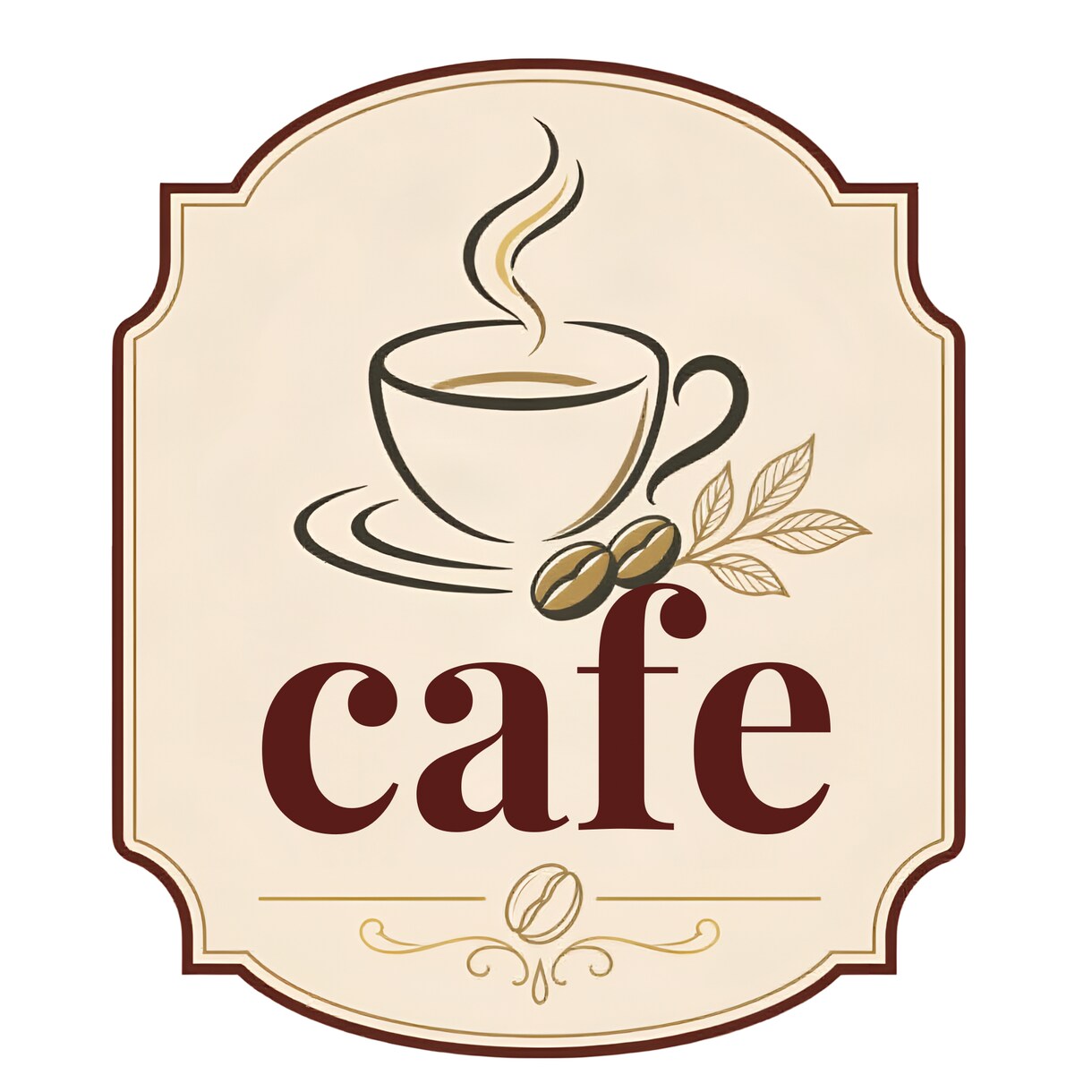 カフェ向けのおしゃれなロゴを作ります お店の雰囲気に合うロゴをデザインします イメージ6