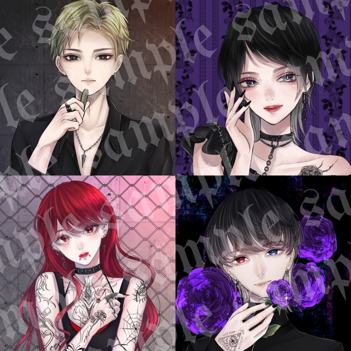 あなただけの特別なイラスト描きます 【SNS映えの美麗アイコン！利用オプション可！】 イメージ4
