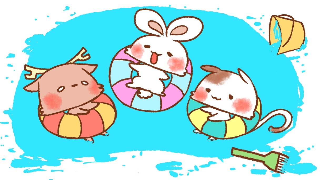 かわいいほのぼのイラストお描きします ほんわかテイストのイラストが欲しい方におすすめです！ イメージ3