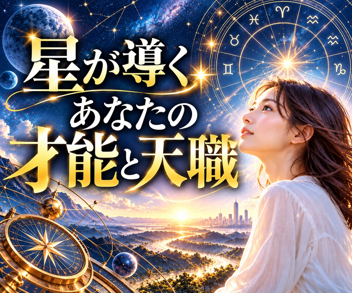 才能。適性。あなたの天職を見つけます あなたの夢や目標に向けて、星の恩恵を活かす方法を教えます イメージ1
