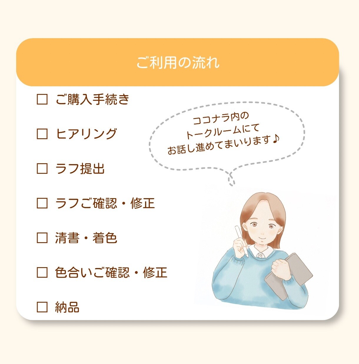 似顔絵制作/あたたかく癒されるイラストお描きします 保育士経験より、依頼者様の不安・希望にしっかり向き合います! イメージ4