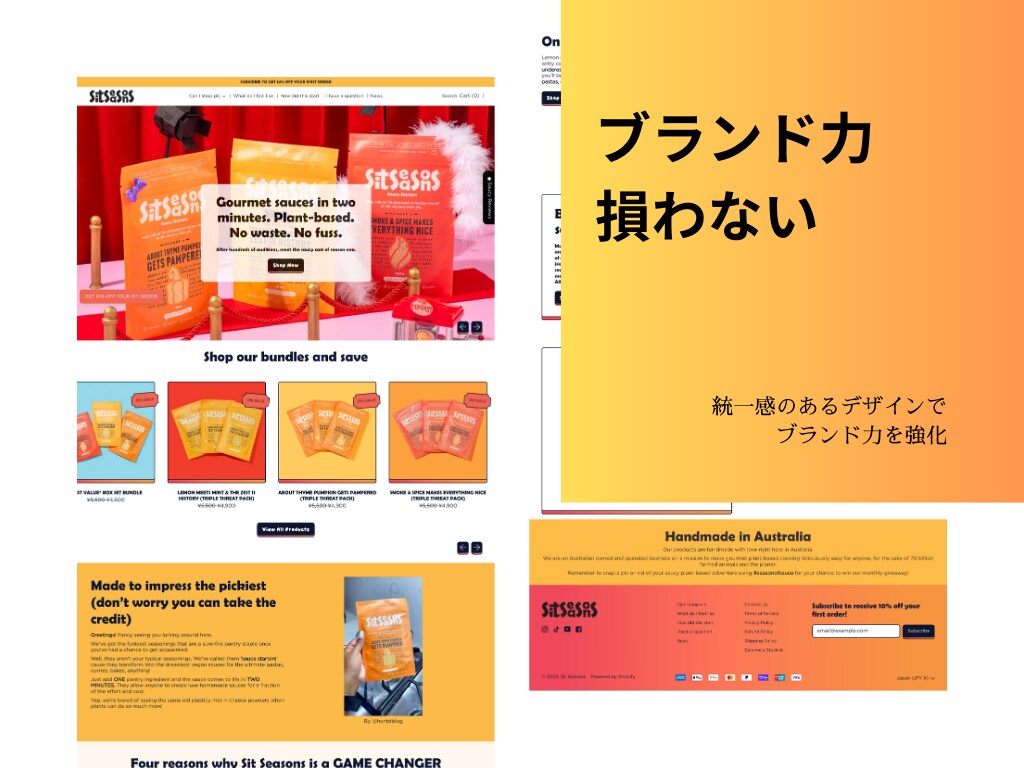複数の販売チャネルで攻めのECサイトを作成します Shopify認定パートナーがブランド力を高めるサイトを作成 イメージ2