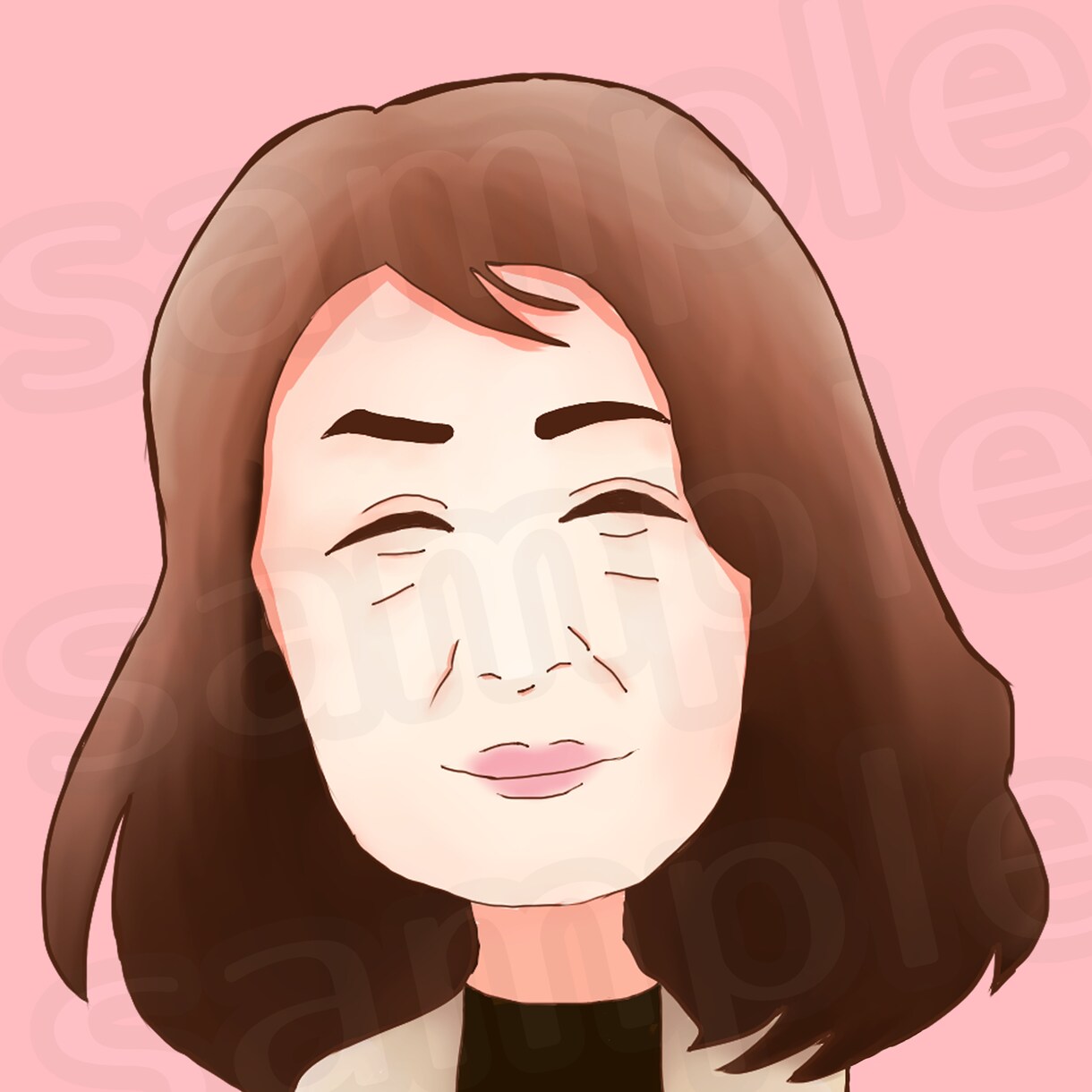 ほんわか温かみのある似顔絵描きます 全体的に優しい雰囲気の仕上がりでしっかり特徴を捉えます！ イメージ4