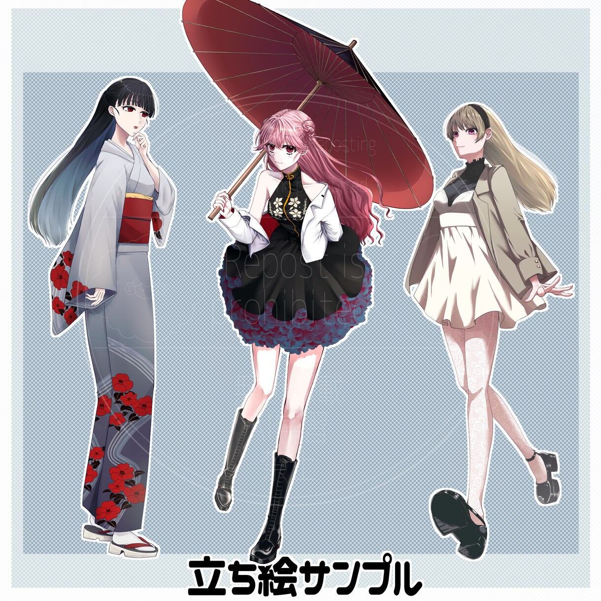 TRPG・ゲームキャラ等の立ち絵作成ます ご要望に沿ったキャラクター作成をさせていただきます イメージ6