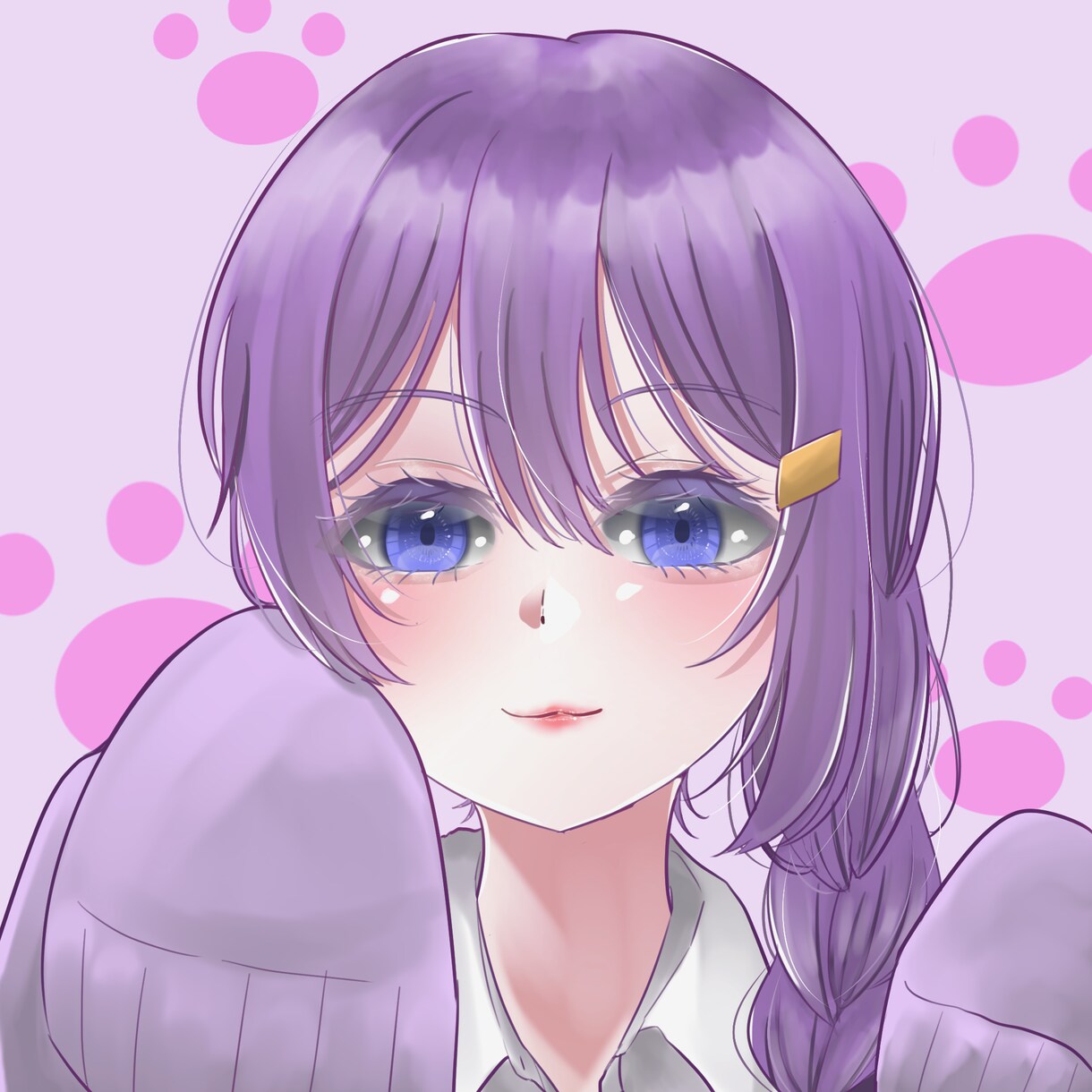 SNS等のアイコン、ヘッダー制作します 可愛くて透明感のあるイラストを描きます。 イメージ3