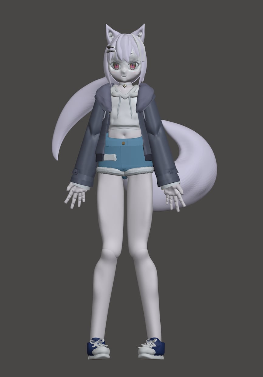 オリジナルVTuber向け3Dモデル一貫制作します VTuberとして活動したい方、3Dアバターを持ちたい方へ。 イメージ2