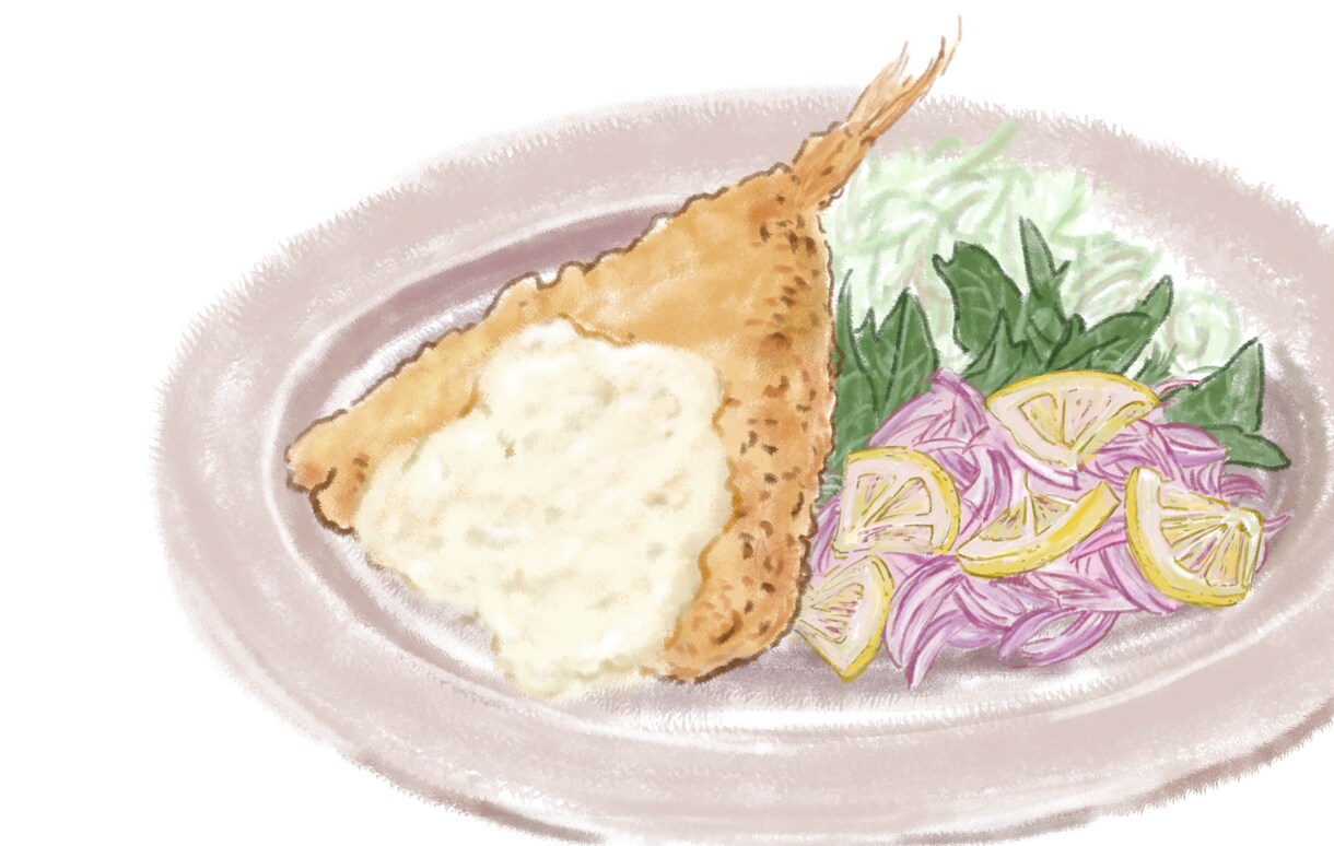 食品を和風イラストで制作します 看板等、多くの企業様からご利用頂いております。シズル感。 イメージ10