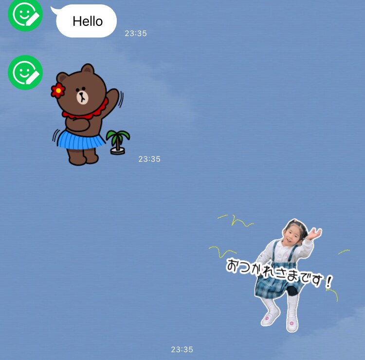 ペットやお子様の写真で動くLINEスタンプ作ります 動くラインスタンプ8個！スタンプショップから買うだけ！ イメージ3