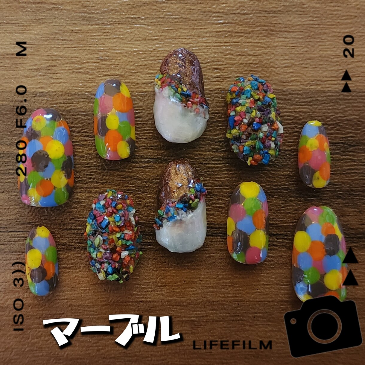 普段ネイルが出来ない方にネイルチップを制作します カラー変更無料！気分転換にいかがですか？ご相談に応じます。 イメージ5