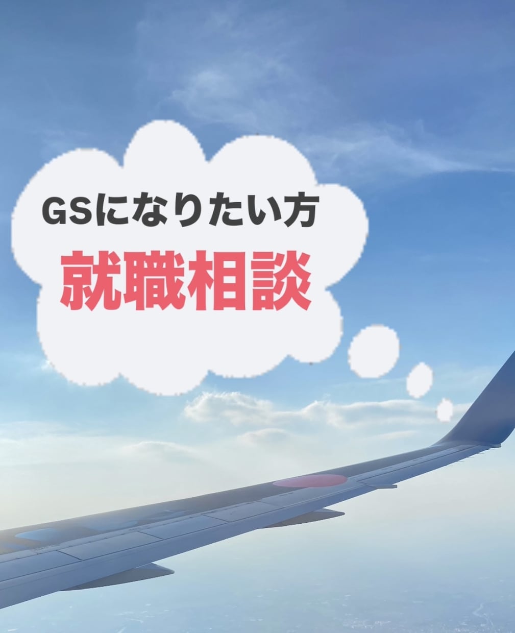 元航空会社GSが夢を叶えるお手伝いをします GSになりたいけどはじめの一歩を迷っている方へ イメージ1