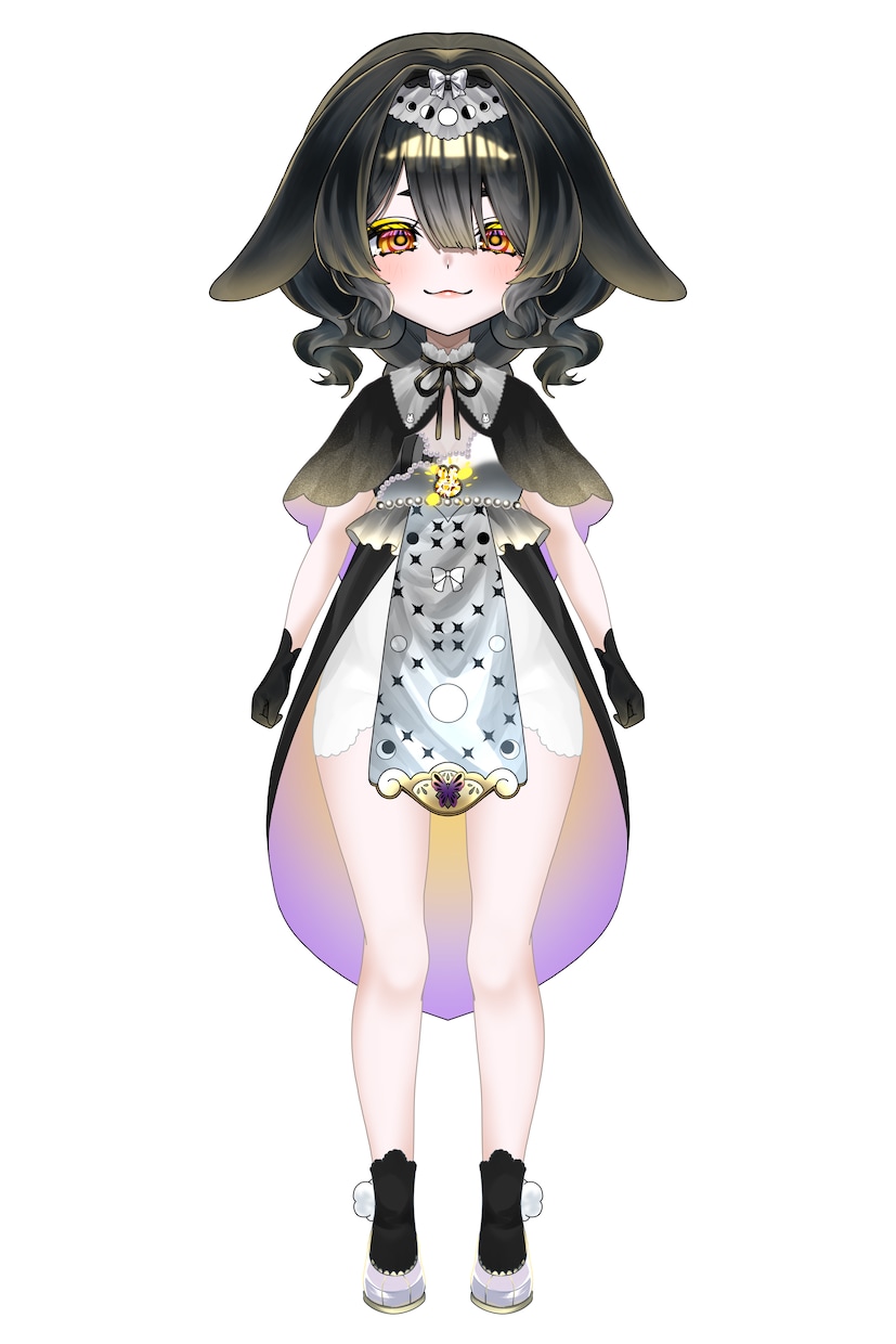 VTuber様向けキラキラ可愛い1枚絵を制作します 商用利用込み！キラキラ可愛いイラストを最短2日でお手元に！ イメージ9