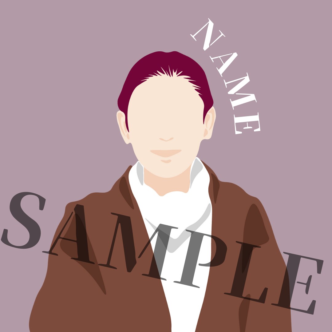 シンプルシルエット似顔絵アイコン・イラスト描きます 商用利用も可能です！様々な用途にお使い頂けます♪ イメージ5