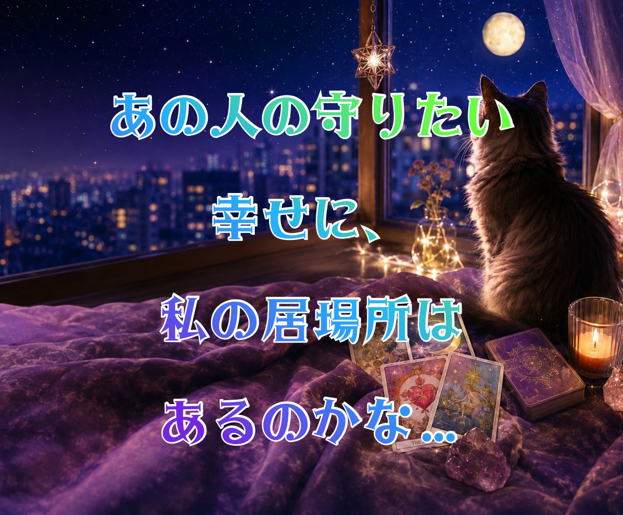 基本２４時間以内☽相手の気持ちと恋の流れ占います 片思い/復縁/複雑恋愛/相手の気持ち/不安な夜に心を整えます イメージ4