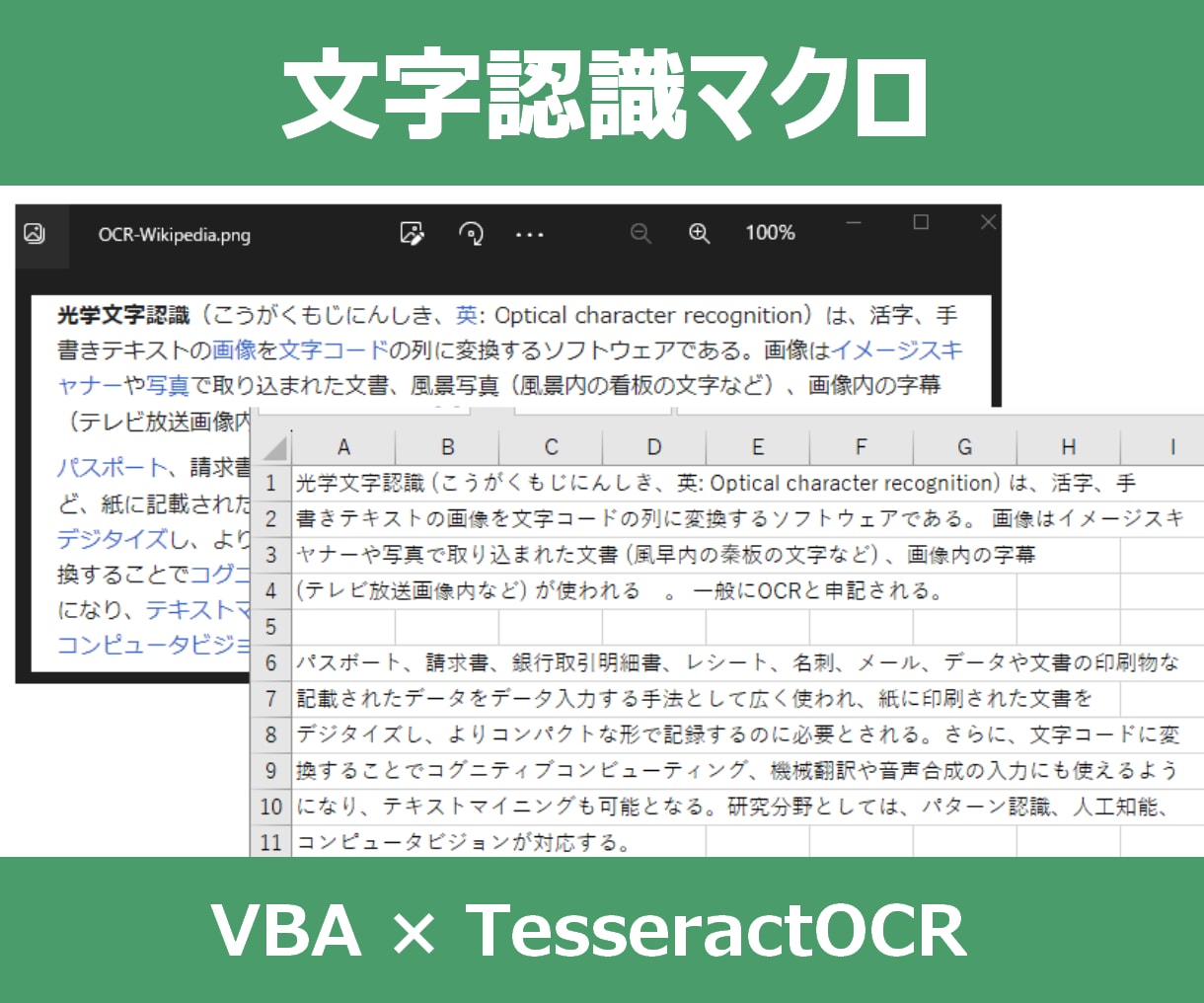 VBAで業務の効率化支援ツールを作成します WinAPI/RPA/C++等の連携であらゆる手段をご提案 イメージ5
