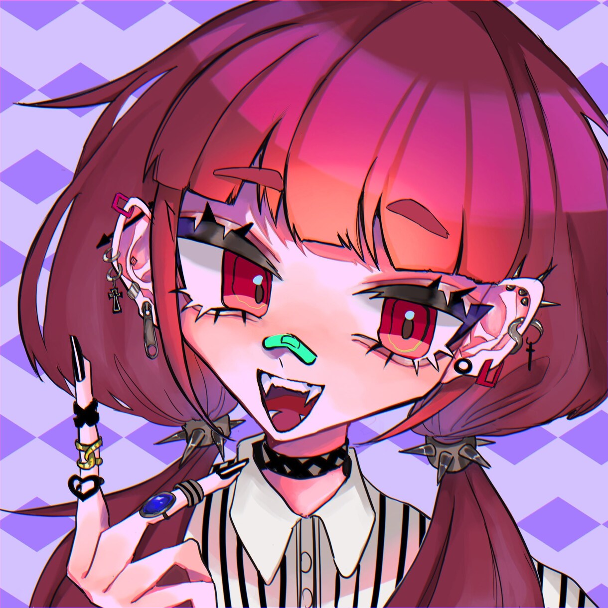 アイコン、イラスト、キャラクターデザイン作成します 個性的で目を引くイラストを描きます イメージ1