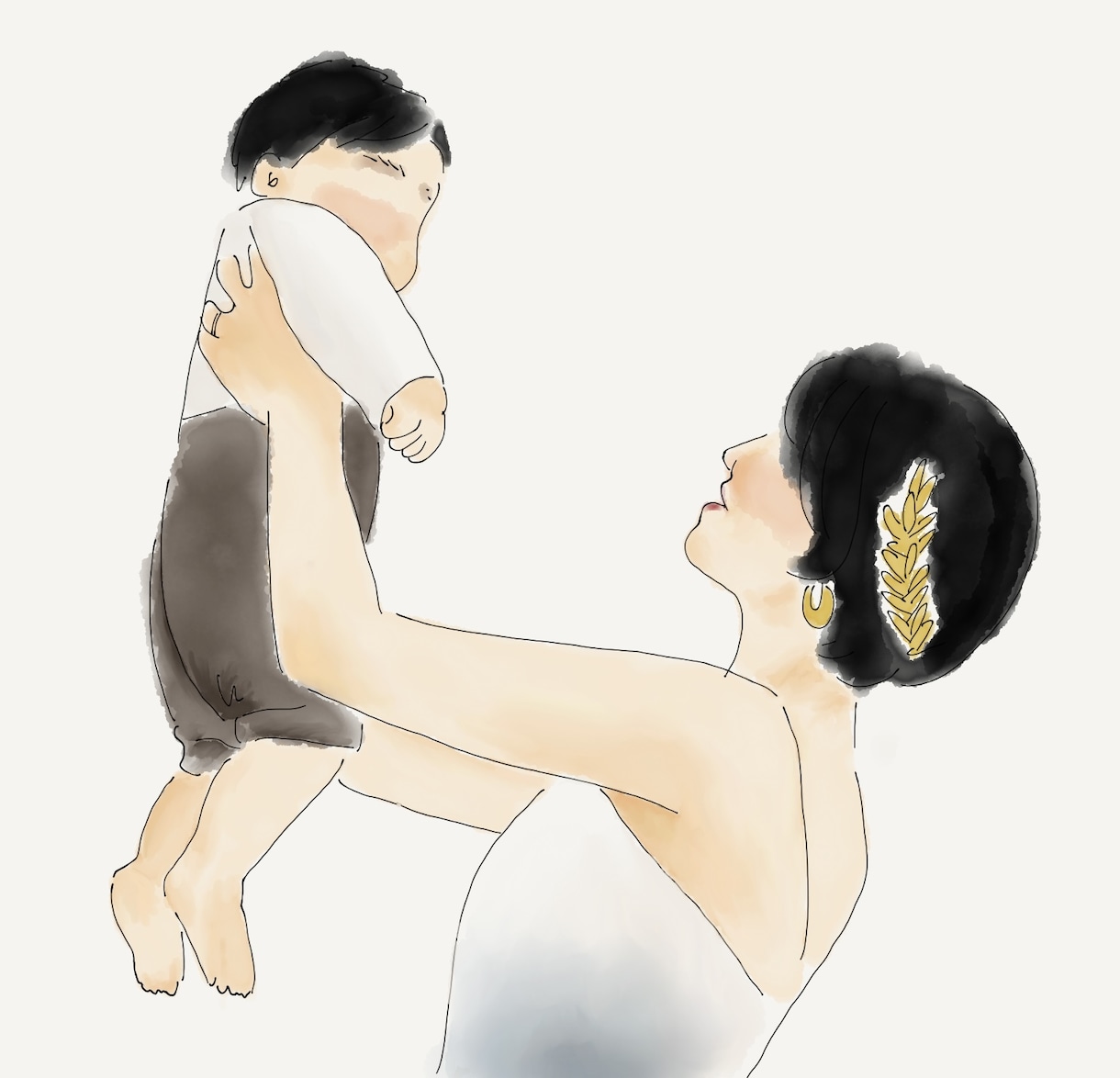 オシャレ度200％！水彩画風イラストをお描きします 柔らかいおしゃれなイラストを必要としている方へ！ イメージ2