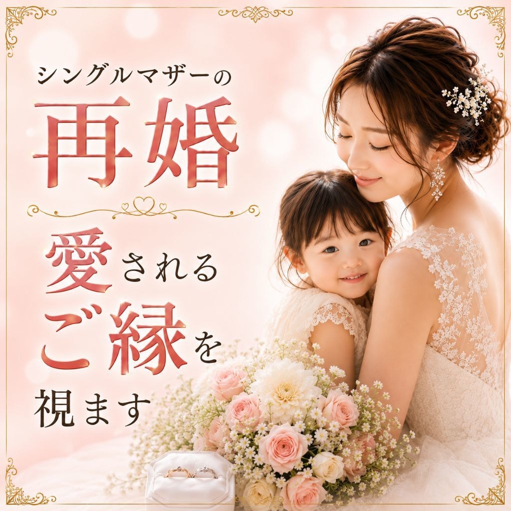 シングルマザーの再婚、愛されるご縁を視ます 子どもも大切。でも、私の幸せも諦めたくない。 イメージ1