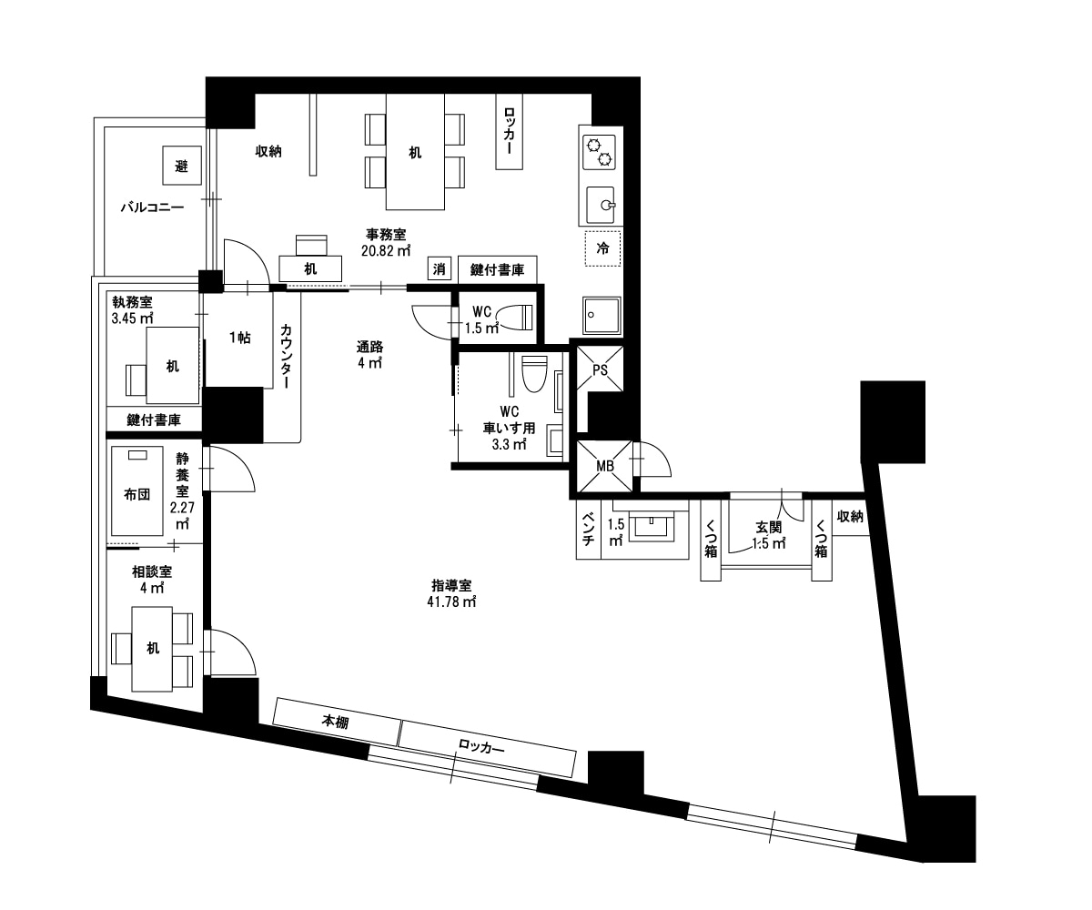 手描きやCADの間取り図をイラレでトレースします チラシやネット掲載用に。住宅・不動産会社で広告制作経験あり イメージ8