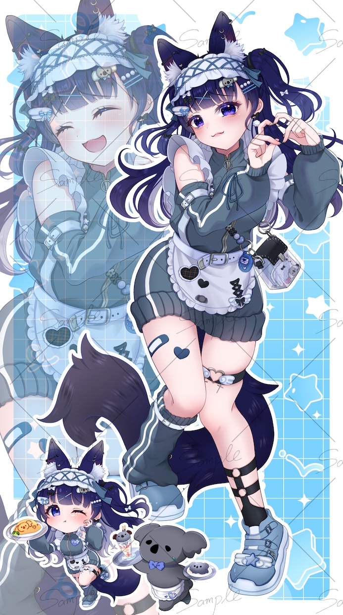 商用利用OK♪可愛い女の子イラストお描きします 商用利用可能な、とびっきり可愛いイラストをお描きします♪ イメージ6