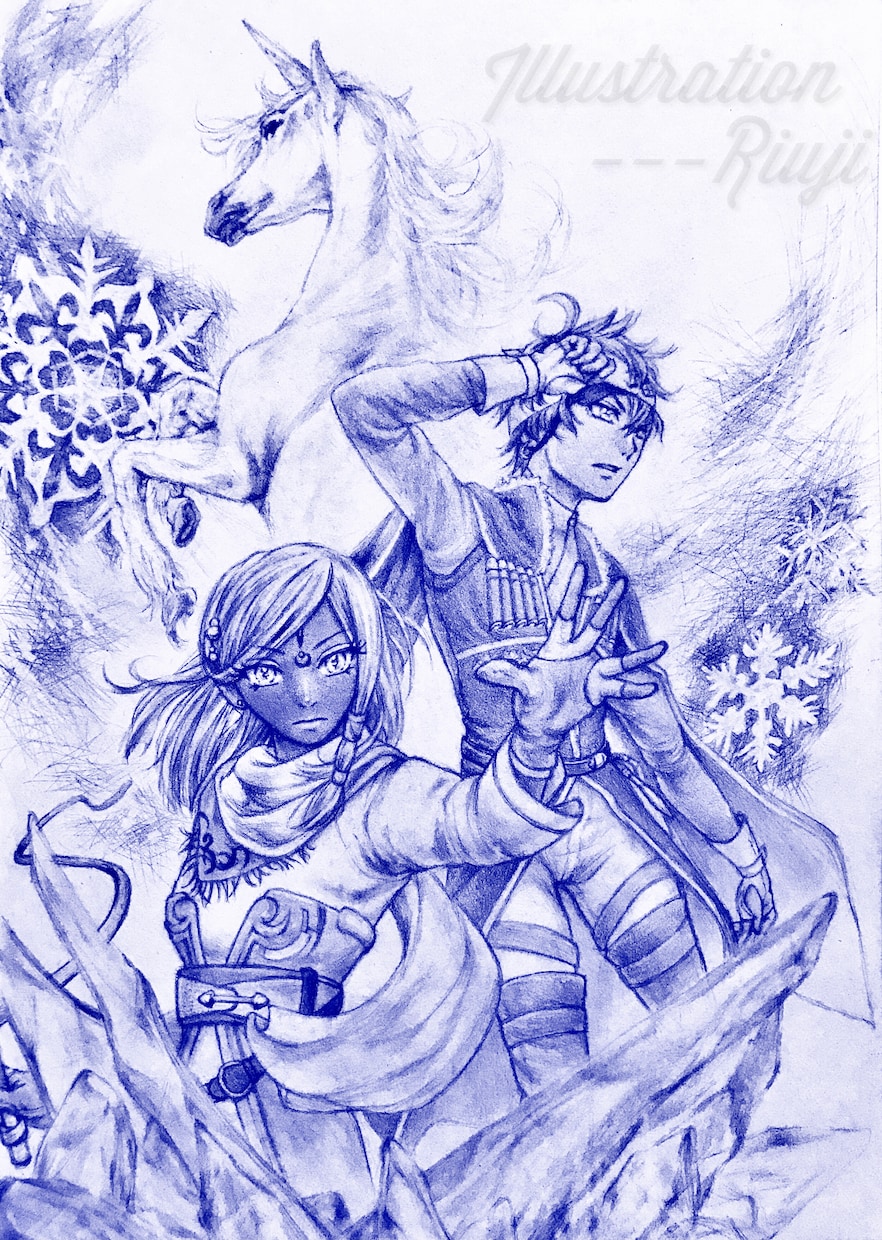 イメージを形に☆リアル感のあるイラストお描きします 表紙絵・挿絵・アイコン・観賞用など、アナログ画好きな方向け イメージ10