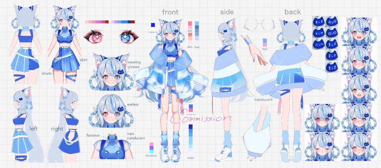 VTuber、Live2D用、キャラ絵等描きます 企業実績あり、ご相談お見積りお気軽に！ イメージ3