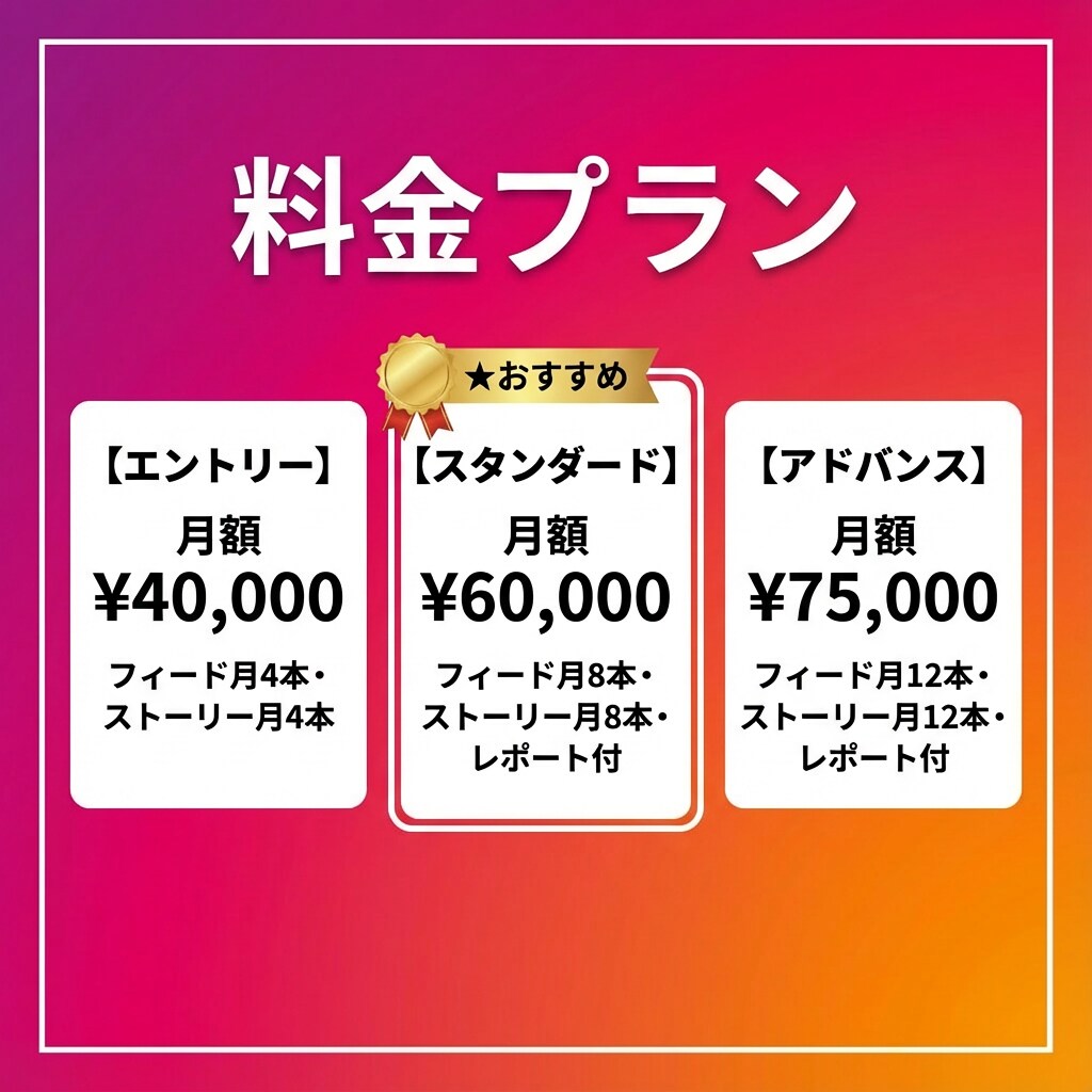 集客特化｜インスタ運用代行で売上UP貢献します 現役経営者があなたに代わり見込み客を集めます イメージ4