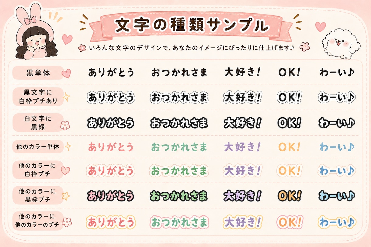 ゆるふわかわいいオリジナルLINEスタンプ作ります 世界に一つだけの素敵なLINEスタンプを一緒に作りましょう♩ イメージ4