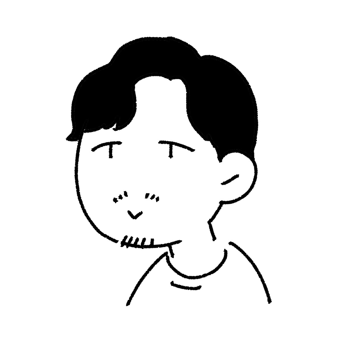 シンプルかつ表情あるアイコン描きます 修正・小物・カラー無料です!柔軟にご相談に乗ります。 イメージ1