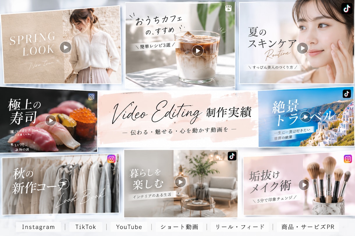 SNSで伸びるショート動画を制作します 500万再生実績！視聴維持率を高める動画編集 イメージ2