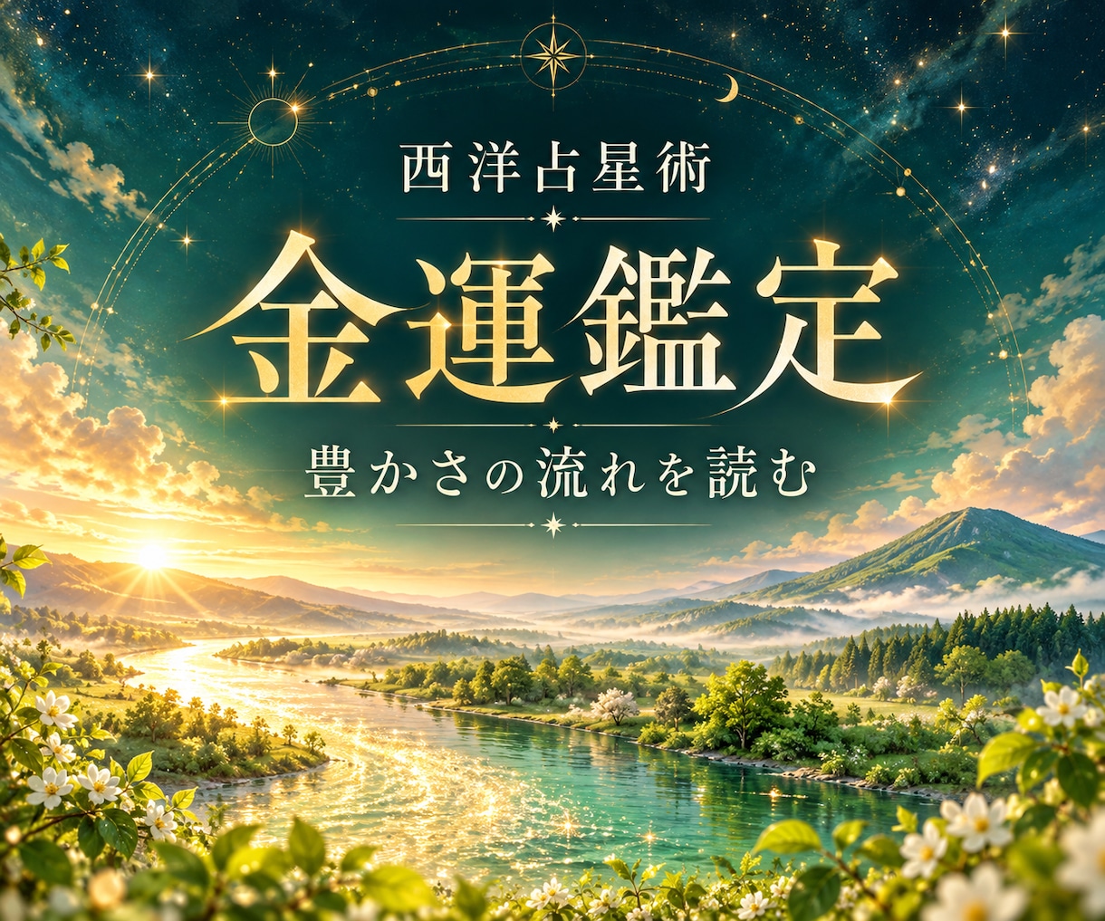 西洋占星術でこれからの金運と豊かさを占います お金の流れを知り、あなたらしい豊かさへのヒントに イメージ1