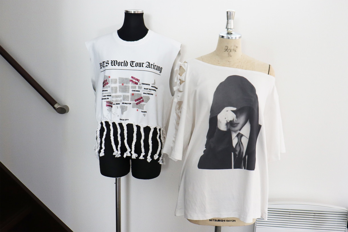 ライブ参戦服！Tシャツをオリジナルにリメイクします 推しTシャツ・ツアーTをオリジナルにリメイク・カスタムします イメージ1