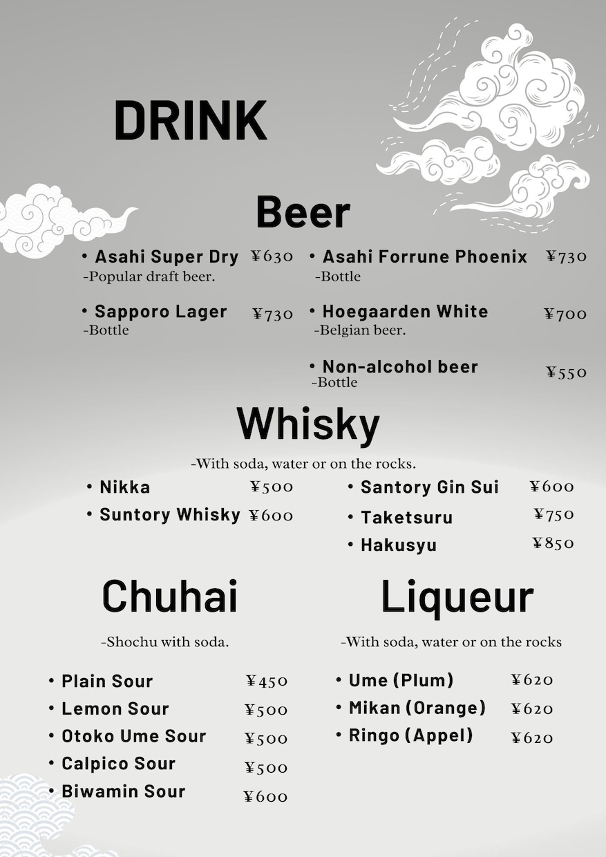 飲食店のメニューを翻訳し英語のメニューを作成します 単なる直訳ではなく、文化的な違いに配慮することが必要 イメージ6