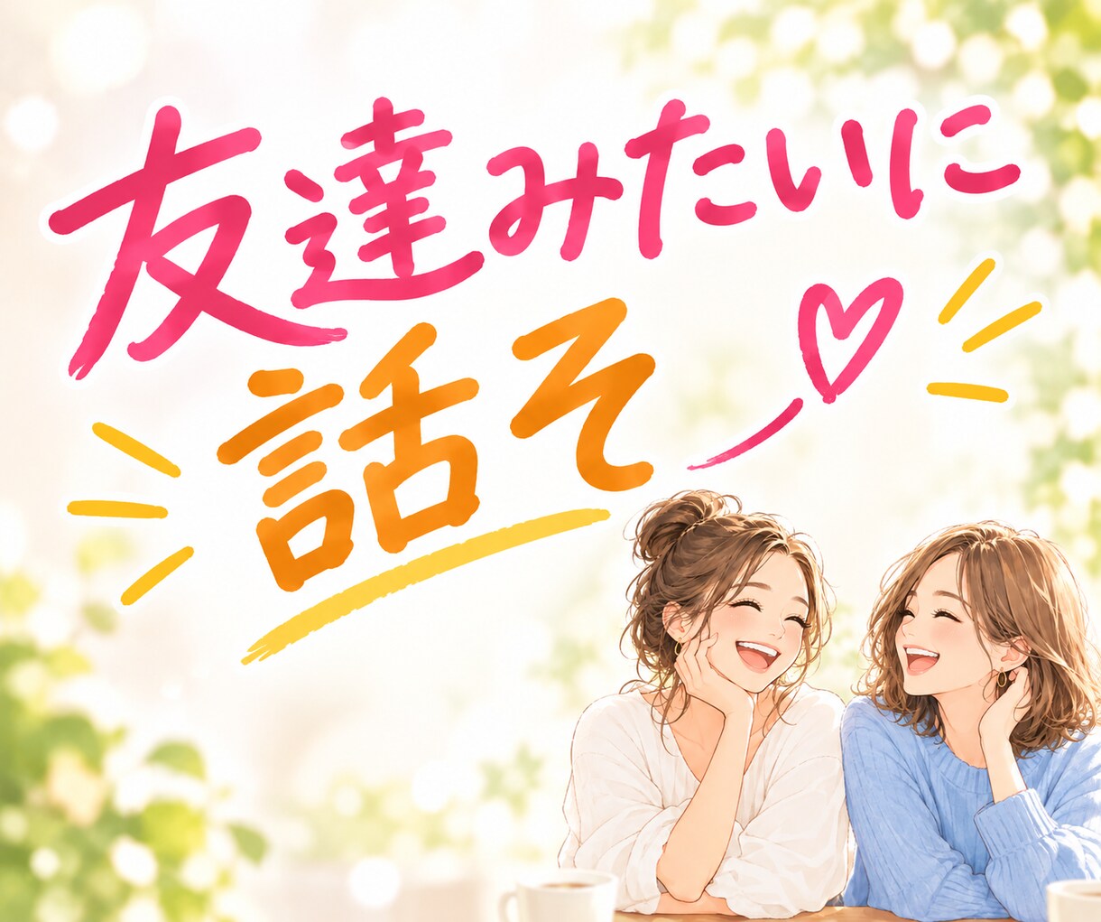 お友達感覚で話します 気楽にお電話ください(⁠ﾉ⁠◕⁠ヮ⁠◕⁠)⁠ﾉ⁠*⁠.⁠✧ イメージ1