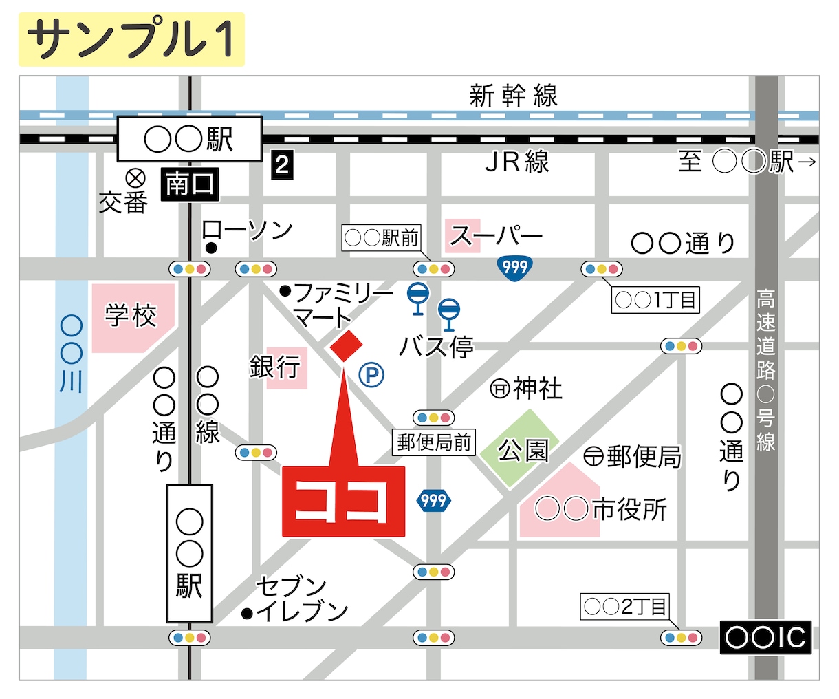 シンプルで分かりやすい地図を作成します 【販売実績700件以上】簡易的で見やすい地図が必要な方へ イメージ1