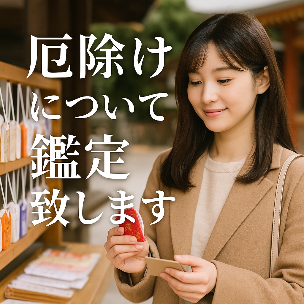 厄除けについて周易で鑑定いたします 鑑定歴３０年。誠心誠意鑑定いたします。 イメージ1
